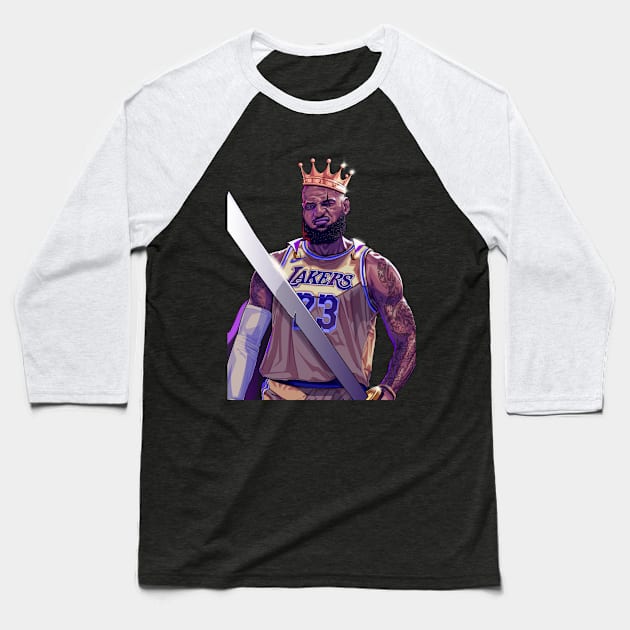 LEBRON Baseball T-Shirt by Carlart1 🎨